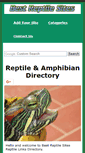 Mobile Screenshot of bestreptilesites.com